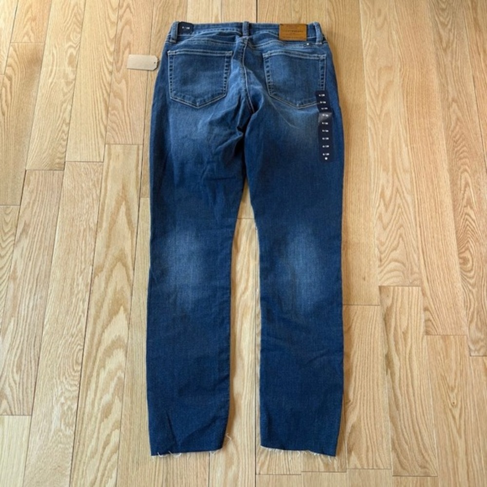 Lucky Brand Lolita Skinny Blue Wash Raw Hem Jeans Womens 6/28 NWT - Picture 4 of 7